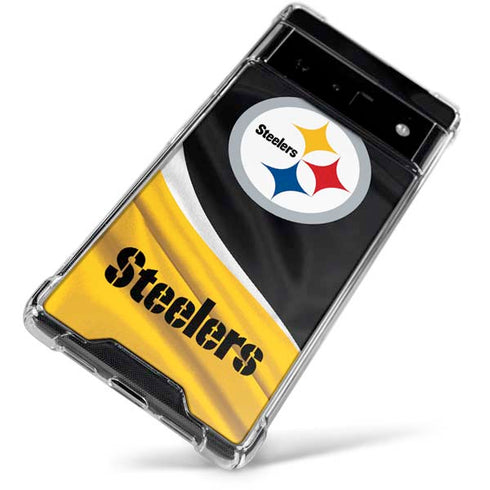 NFL Pittsburgh Steelers Google Pixel 6 Clear Case